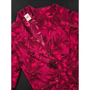 Vintage Gw Division of Graff Women's Size‎ 6 Pink Magenta Floral Blazer Jacket